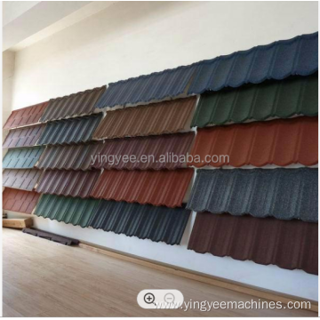 High Speed Metal Stone Coated Roof Tile Machine